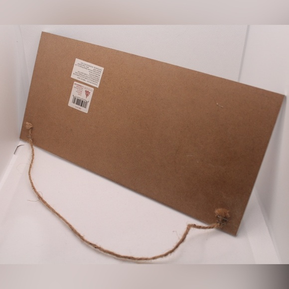 NWT Festive Holly Jolly Christmas Wall Sign - Red and Blue - Picture 2 of 3